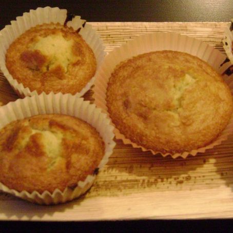 Magdalenas con toque de naranja