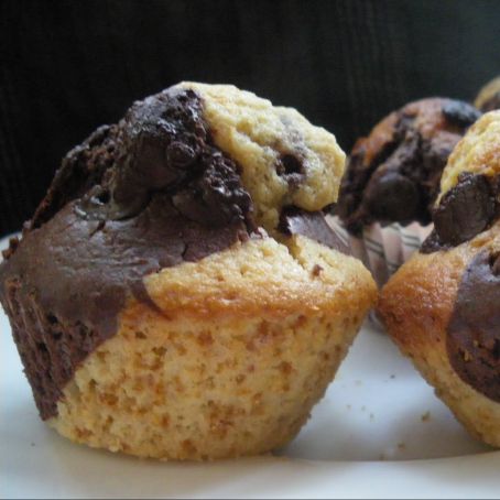 MAGDALENAS DE DOS COLORES