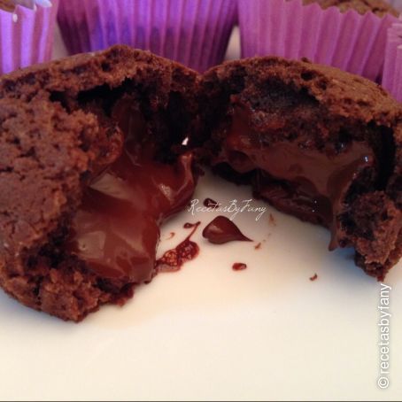 Magdalenas de chocolate con Sorpresa