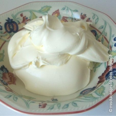 Mascarpone casero
