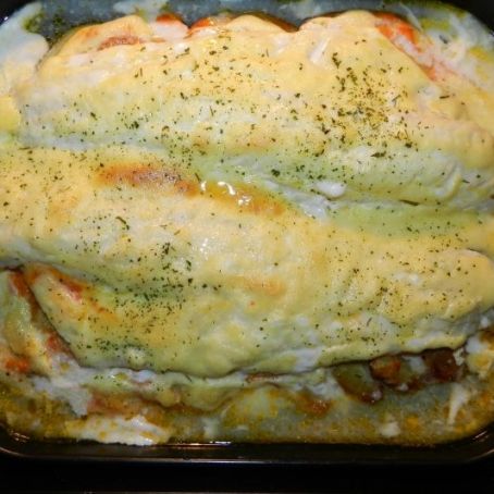 Bacalao con mayonesa al horno