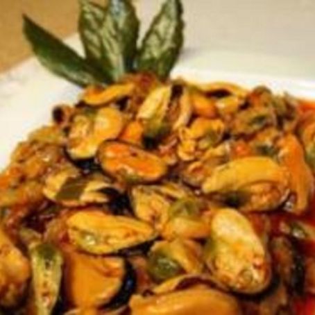 mejillones en salsa vieira