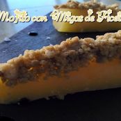 Melon Mojito con Migas de Aceitunas