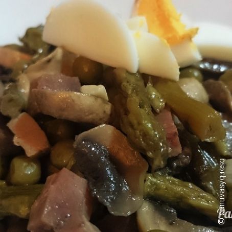 Menestra de champiñones