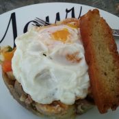 MENESTRA DE VERDURAS CON PAN FRITO Y HUEVOS - Paso 1