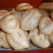 Merengues caseros de vainilla.