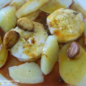 Merluza en ajada a la gallega