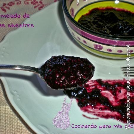 Mermelada de moras silvestres