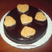 Mi bizcocho de San Valentín de galletas el Príncipe en olla Erika y sin ella