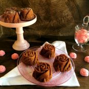 Mini Bundt Cake de Chocolate con Leche