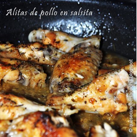 Alitas de pollo en salsa caseras