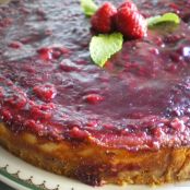 Tarta de requesón con mermelada de arándanos - Paso 1