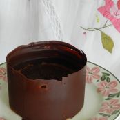 Mousse de chocolate y chocolate crujiente