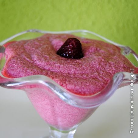 Mousse de frambuesas Torreblanca