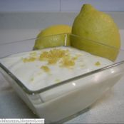 Mousse de limón con nata y leche condensada