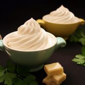 Mousse de chocolate blanco