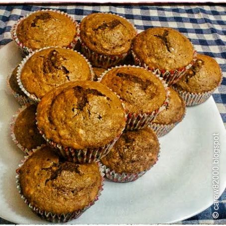 Muffins salados de cacahuetes