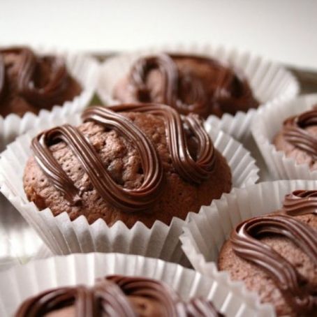 Muffins de chocolate Gianduja