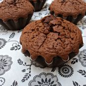 Muffins de chocolate esponjosos