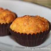 Muffins de chorizo y zanahoria