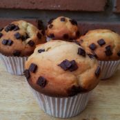 Cupcakes con pepitas de chocolate