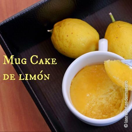 Mug cake de limón