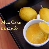 Mug cake de limón