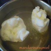 Natillas de caramelo y nueces caramelizadas. - Paso 3