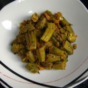 Bhindi Masala (Okra al estilo panyabí)