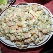 Ensaladilla rusa con aceitunas