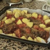 Carne asada con patatas y verduras - Paso 3