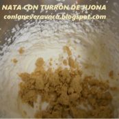 Coca de Igualada con nata y turrón de jijona - Paso 2