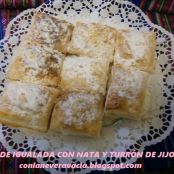 Coca de Igualada con nata y turrón de jijona - Paso 3