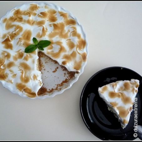 Tarta de limón y merengue