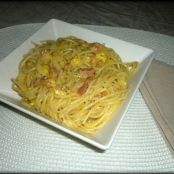 Espaguetis a la carbonara tradicionales