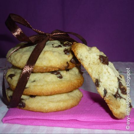 Cookies con pepitas de chocolate
