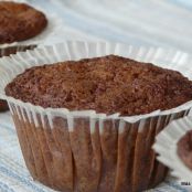 Muffins de chocolate negro