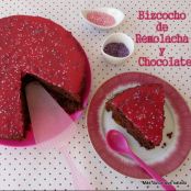 Bizcocho de remolacha y chocolate