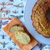 Bundt cake de naranja y anacardos