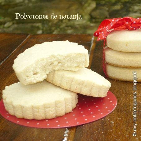 Polvorones de naranja