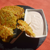 Tortitas de patata y zanahoria