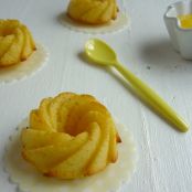Mini bundt cakes de lemon curd y limoncello