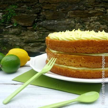 Tarta de lima curd y limoncello