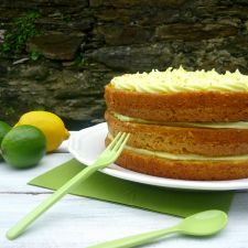 Tarta de lima curd y limoncello