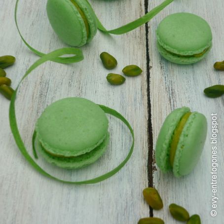 Macarons de pistacho