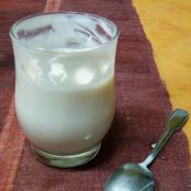 Batido de yogur sin lactosa