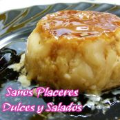 Flan de leche de arroz (sin gluten ni lactosa)