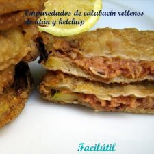 Emparedados de calabacín rellenos de atún