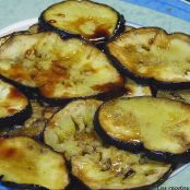 Berenjena al horno con miel y vinagre de Módena