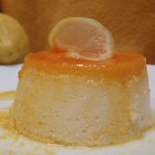Flan de limón